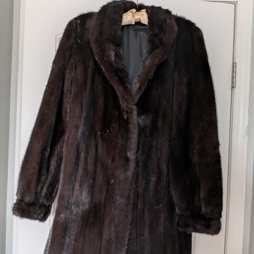 Classic Dark Brown Fur Coat
